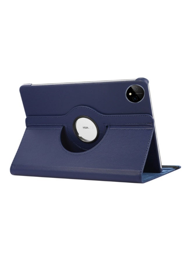 eGreen99 for Honor Pad X7 8.7 inch Case Cover, Multi-Angle Stand + 360 Rotating Bracket + Shockproof Leather Slim Protective Cover，Blue - Image 1